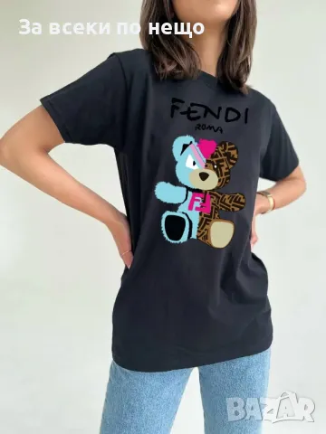 Дамска тениска Fendi👚Gucci и други LFS37, снимка 5 - Тениски - 46858916