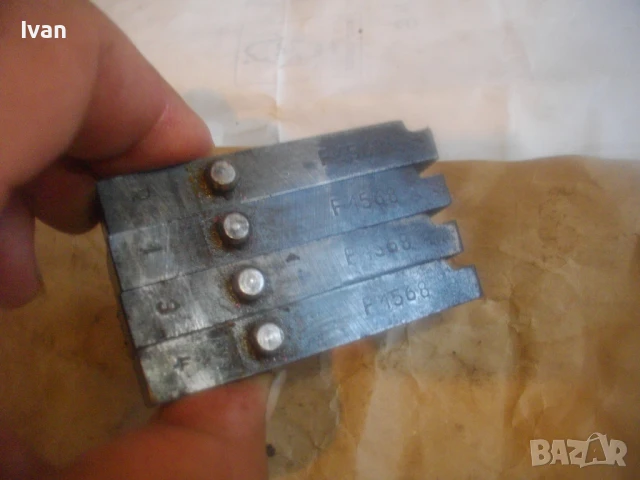 1/2"-3/4" ЦОЛ РЕЗБОНАРЕЗНИ НОЖОВЕ ЗА JOPAL 2 ЗА ЧЕХОСЛОВАШКА ВИНТОРЕЗКА ВИНТОНАРЕЗКА ЗА РЕЗБИ ТРЪБИ, снимка 13 - Други инструменти - 51108411