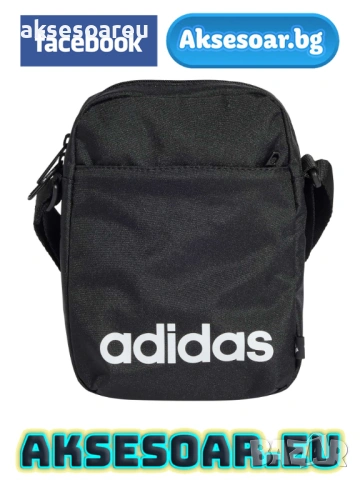 Практична малка и удобна за носене тъмносиня чантичка ADIDAS PERFORMANCE преносима компактна Чанта, снимка 18 - Чанти - 54000251