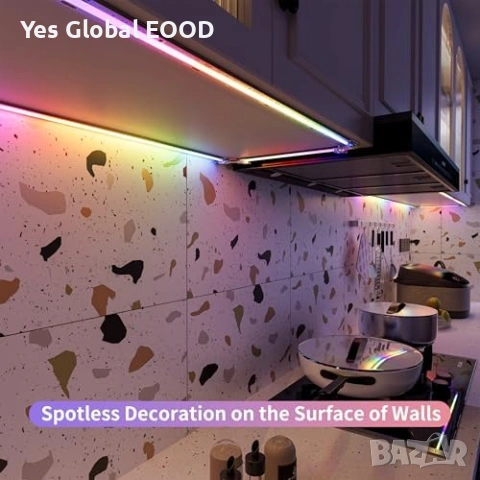 PAUTIX RGB IC COB LED лента 5м 24V, снимка 6 - Лед осветление - 53784307