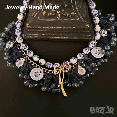 Винтидж колие " Гурме", снимка 3 - Колиета, медальони, синджири - 53696566