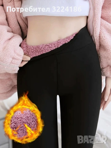 НОВ! Дамски клин с висока талия и дебела подплата! S/M, снимка 3 - Клинове - 53507238