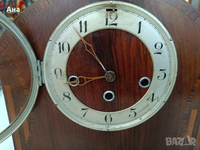 Стар английски механичен каминен часовник

, снимка 5 - Антикварни и старинни предмети - 46348301
