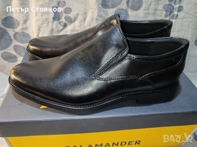 Стилни мъжки обувки от естествена кожа Salamander № 42