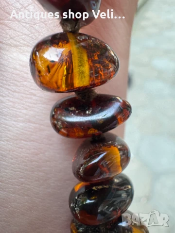 Кехлибарено колие №7054, снимка 9 - Колиета, медальони, синджири - 50694205