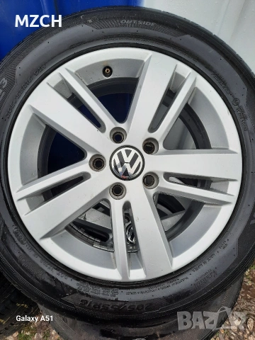 ляти джанти с гуми 5×112, фолксваген, 16цола , снимка 5 - Гуми и джанти - 54071712