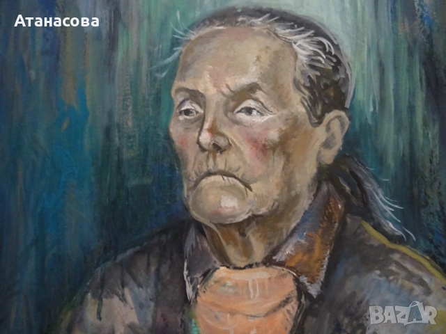 МАРИЯ ЙОВАНОВИЧ картина Портрет масло #2, снимка 2 - Картини - 54206088