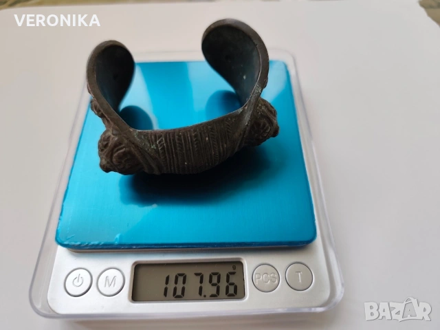 Възрожденска гривна Рогатка, снимка 7 - Антикварни и старинни предмети - 54282130