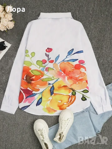 Нова дамска риза , снимка 2 - Ризи - 51288590