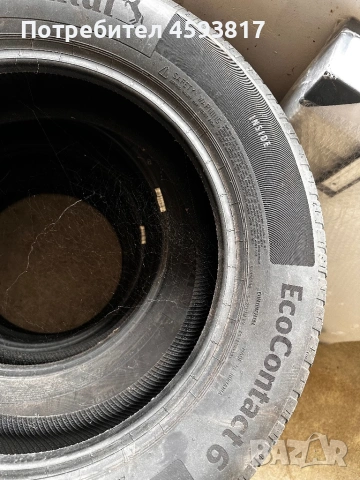 4 броя Летни гуми CONTINENTAL 205/60R16 H EcoContact 6, снимка 4 - Гуми и джанти - 54129975