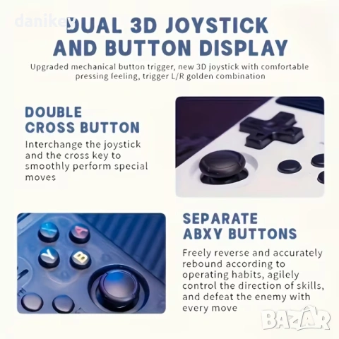 Джобна Конзола с хиляди игри R36S 64GB Лилава, снимка 7 - Други игри и конзоли - 53810829