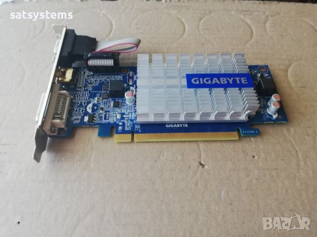 Видео карта NVidia GeForce Gigabyte N210SL HDMI 1024MB GDDR3 64bit PCI-E, снимка 5 - Видеокарти - 46408312