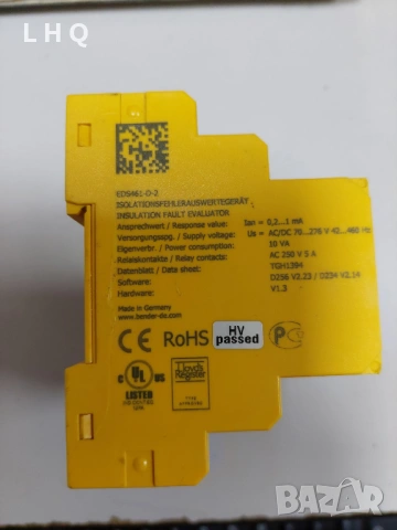 Тестер за изолационни повреди BENDER EDS461-D-2