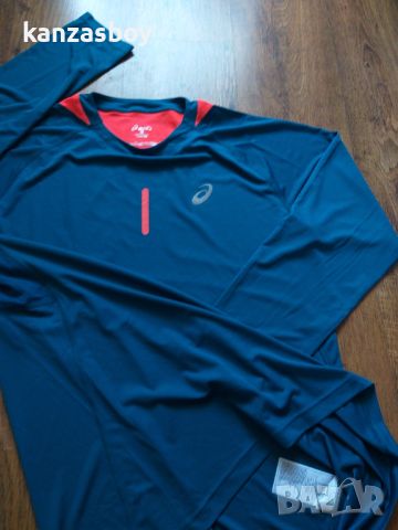 Asics Mens Long Sleeve Running Top - страхотна мъжка блуза ХЛ, снимка 8 - Блузи - 45797728