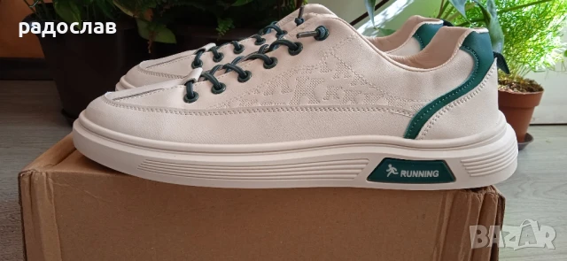 мъжки кожени кецове, снимка 4 - Кецове - 50701591