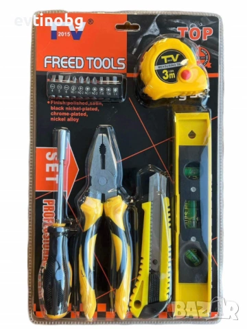 Перфектен комплект различни инструменти за всеки майстор