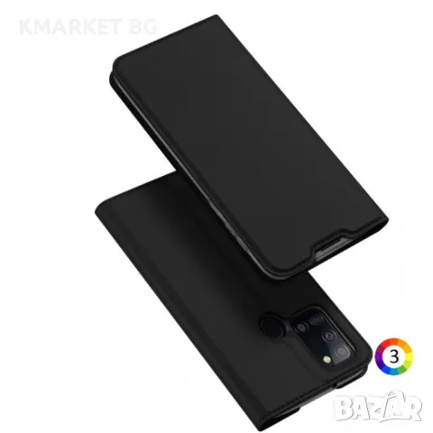 Samsung Galaxy A21s DUX DUCIS Кожен Калъф и Протектор, снимка 4 - Калъфи, кейсове - 48377621