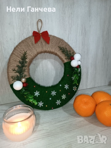 Ръчно изработена коледна декорация, снимка 15 - Други - 52829806