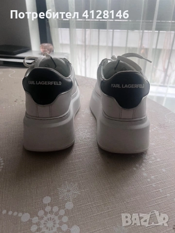 Karl Lagerfeld платформени маратонки – почти нови, снимка 4 - Дамски ежедневни обувки - 53917143