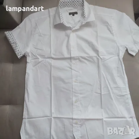 Бяла изчистена риза Louis Vuitton