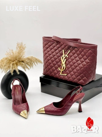YVES SAINT LAURENT ⚜️ POLENE⚜️Дамски Чанти , снимка 3 - Чанти - 53853045