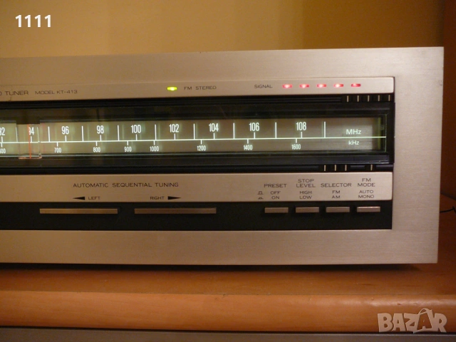 KENWOOD KT-413, снимка 5 - Ресийвъри, усилватели, смесителни пултове - 53527017