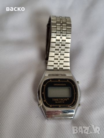 Винтидж часовник TIMETRON , снимка 1 - Антикварни и старинни предмети - 46350619