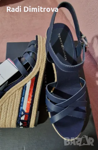 Оригинални дамски сандали Tommy hilfiger-нови, снимка 6 - Сандали - 49635850