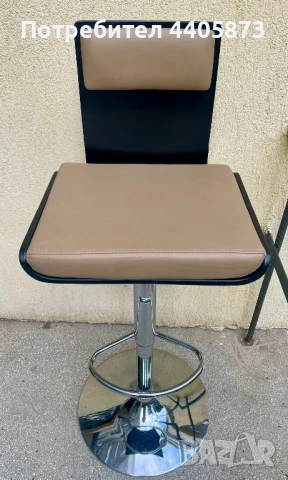 Кожен стол за бар плот , снимка 1