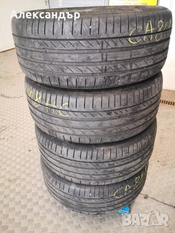 продавам 4 бр. гуми CONTINENTAL sport contact 5 RFT 255/50/19