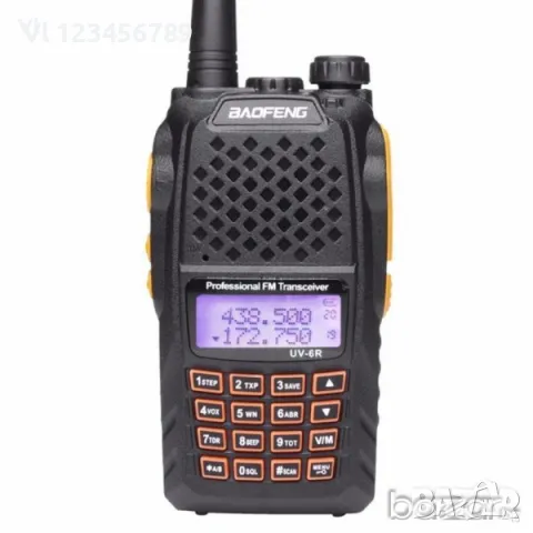 Радиостанция Baofeng 6R 5/8w модел двубандова DTMF, CTCSS, DCS , снимка 1 - Други - 47595321