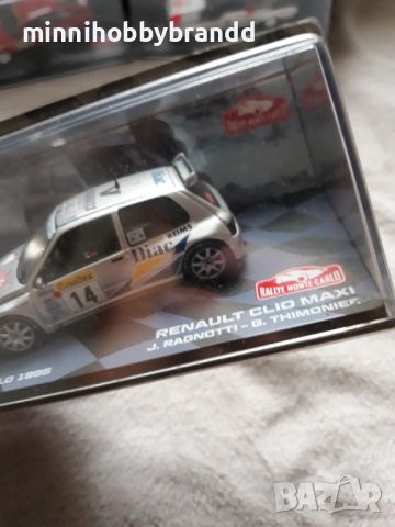 Peugeot 208 T16 R5 Skoda Fabia S2000 Renault Clio Maxi 1.43 Eaglemoss Rally Monte-Carlo, снимка 8 - Колекции - 46522825