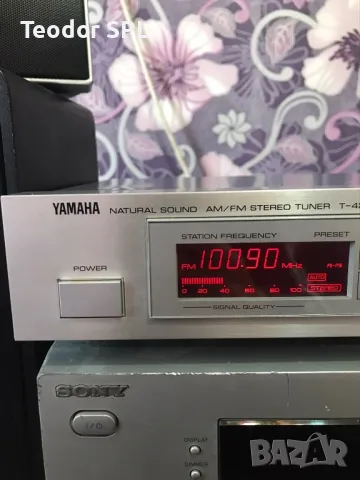 Yamaha stereo fm tuner T-420, снимка 1 - Аудиосистеми - 48460160