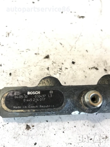 Горивна рейка Bosch за Peugeot 807 2.2 HDi (2006) 0445214017, DW12TED4, снимка 3 - Части - 53780910