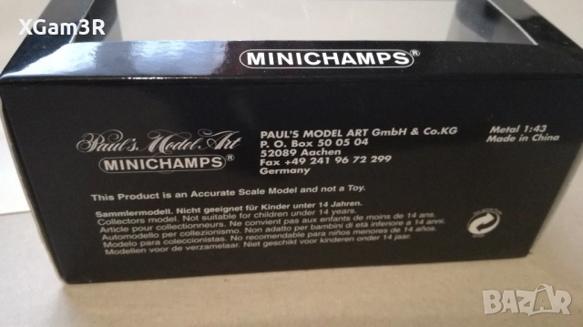 Minichamps, колекционерски модели на автомобили, BMW, PORSCHE, снимка 5 - Колекции - 52612387