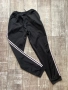 Нов 100 % оригинален спортен ежедневен черен панталон Adidas Адидас розов кант , снимка 3