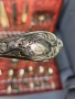 Продавам стар посребрен сервиз има и златна баня, снимка 4