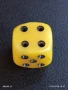 Старо бакелитово зарче от соца жълто шестранно за КОЛЕКЦИОНЕРИ 32424, снимка 3