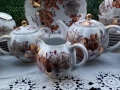 * Золотой виноград - ЛФЗ * - пълен сервиз за чай !, снимка 3