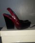 Дамски обувки Gianni, с отворена пета, #36, естествена кожа-лак, снимка 4