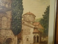 Картина графика "Бачковски манастир" В. Исаев 1998 г, снимка 5