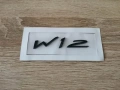 чисто черна емблема W12 за Bentley, снимка 4