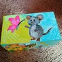 Дървена кутия с детски мотиви, снимка 2
