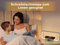 Нощна лампа с безжично зарядно устройство 10 W, RGB 7 цвята Безстепенно затъмняване и сензорно упр., снимка 6