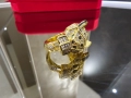 CARTIER Panthere de Cartier Big Gold Diamonds Пръстен, снимка 2
