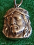 Сребърен медальон Исус Христос ювелирна изработка уникален дизайн 42726, снимка 4