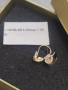 Златни дамски обеци 1.36гр-14к, снимка 2