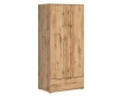 Двукрилен гардероб ZELE SZF2D1S – Дъб Вотан, снимка 1