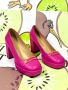 Обувки на ток и платформа Eva Longoria, снимка 3