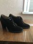 Дамски обувки черен велур, снимка 1